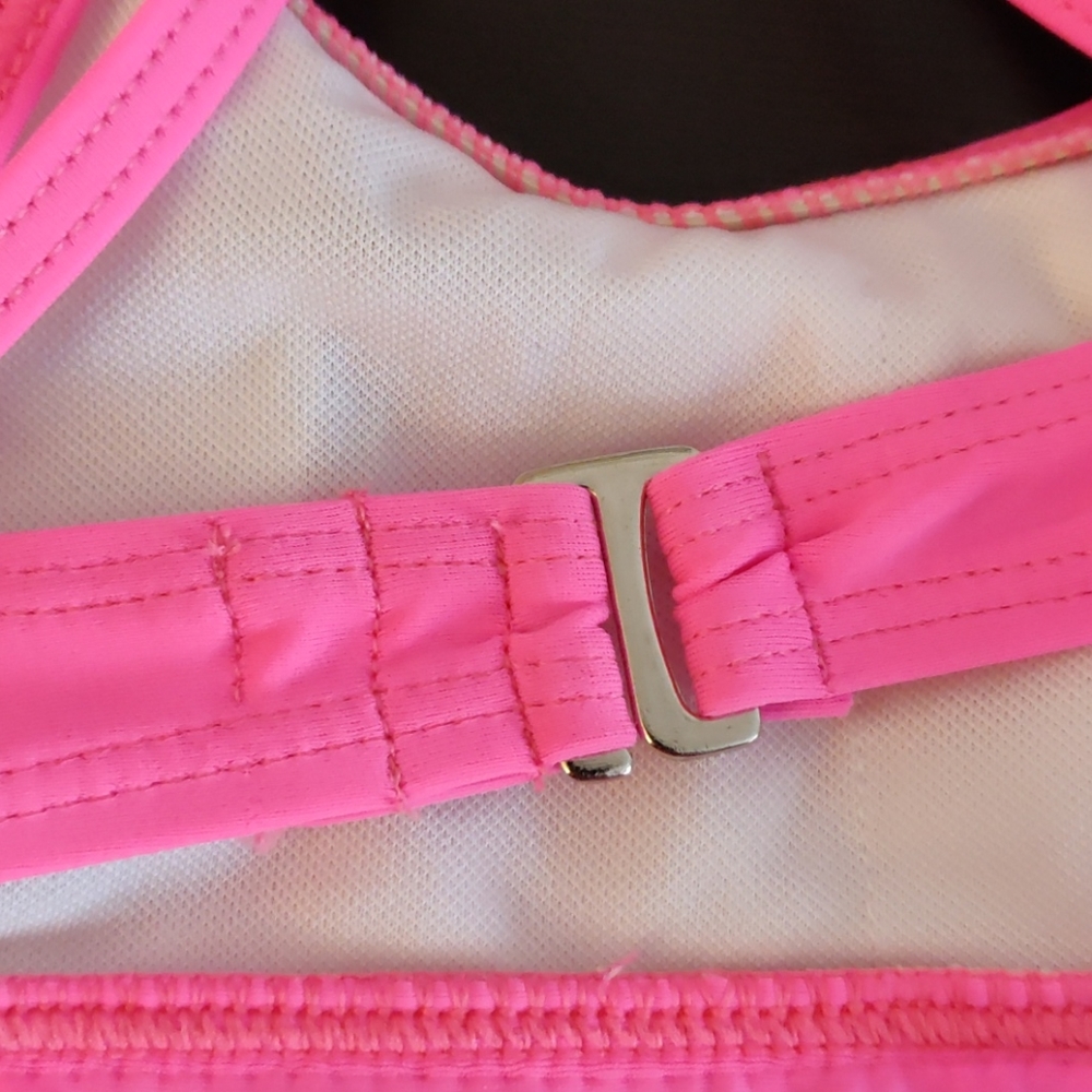 Bright Pink Ruffle Bikini, M - Picture 6 of 11